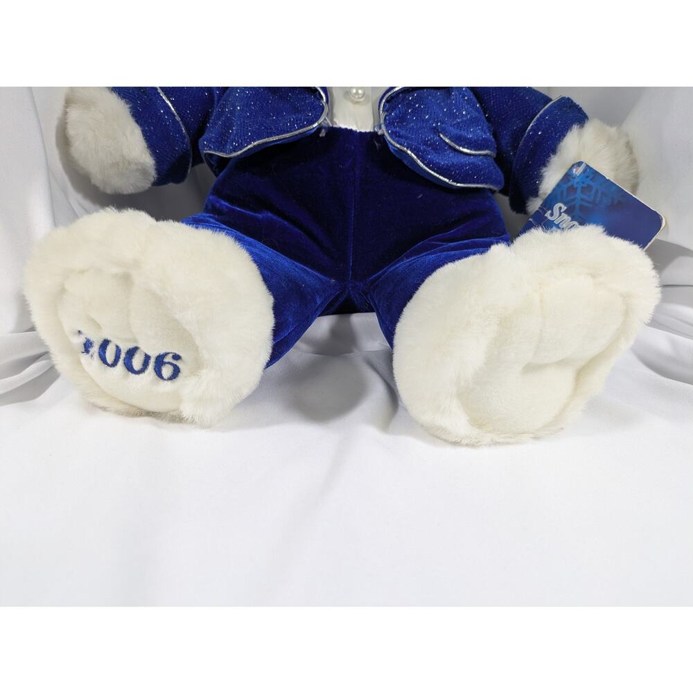 Dan Dee Snowflake Christmas Holiday Teddy Bear Stuffed Plush 20" 2006 with Tag‎ - Picture 7 of 10